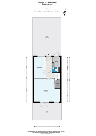 Floorplan - Olijfhout 18, 2994 HV Barendrecht